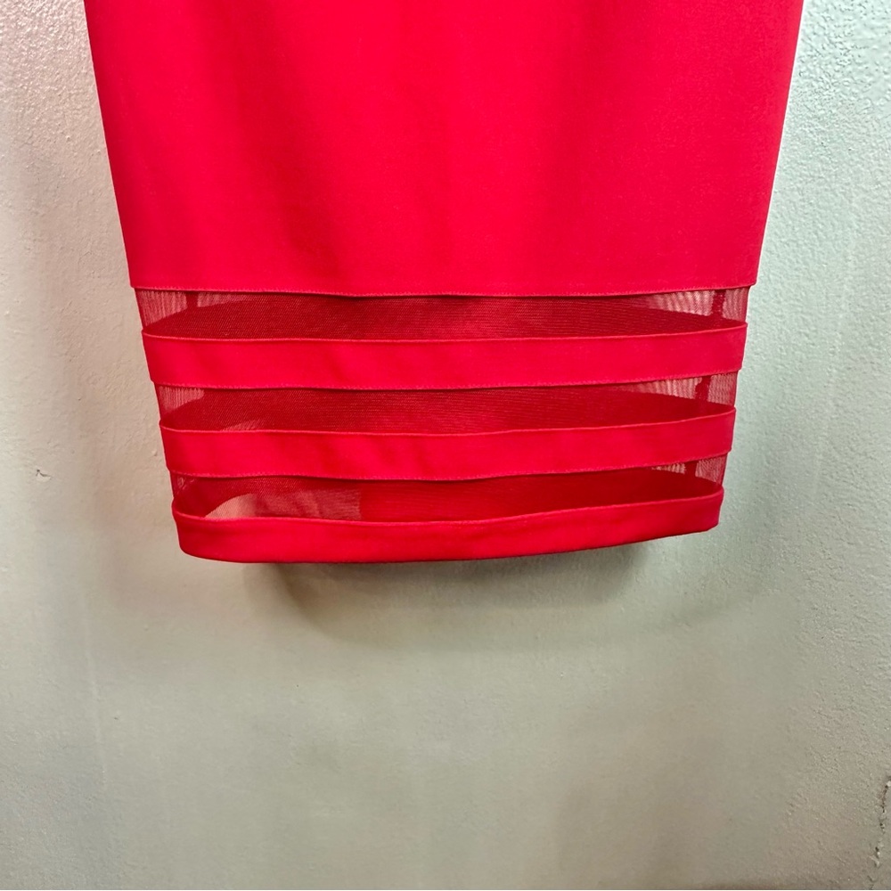 Calvin Klein Ruby Bell Sleeve Sheath Dress Sz 4 - Picture 4 of 12